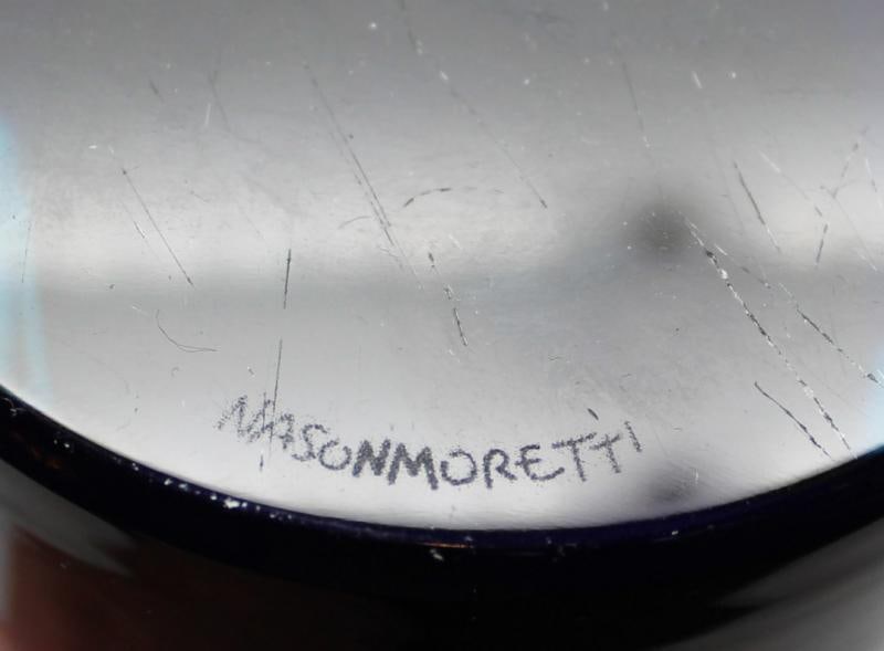 Modi Blue Vase by Nason Moretti - 3
