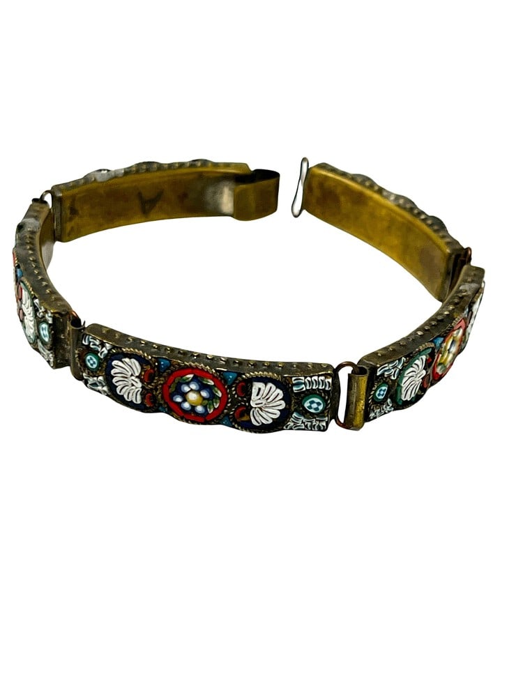 Antique Murano Micro Millefiore Bracelet (1 of 4)