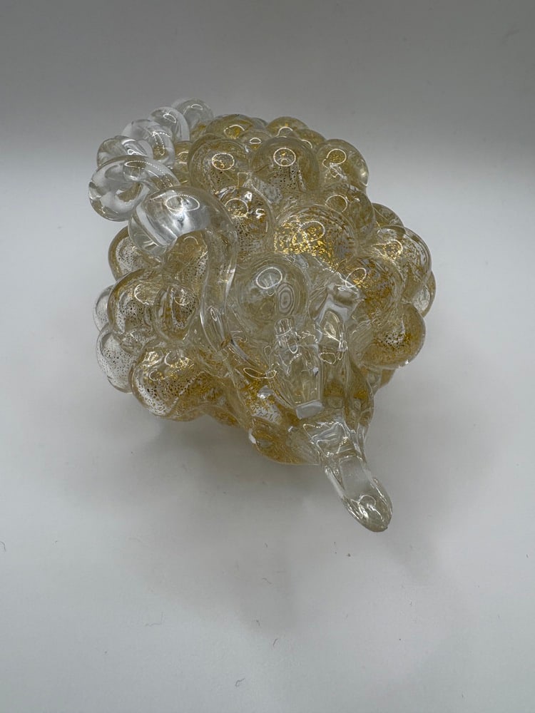 Vintage Glass Grape Cluster - 9