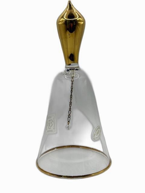 Murano Glass Bell: Beautiful hand made glass bell from the Artisans of Murano.