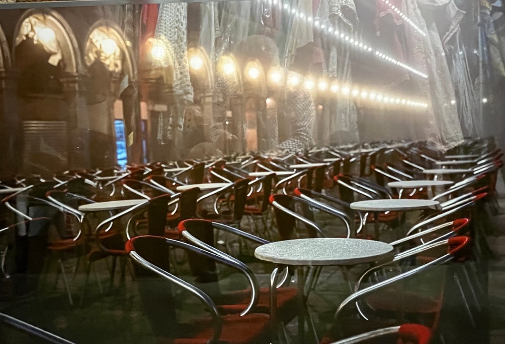 Rainy Night in Venice Aluminum Art (1 of 3)