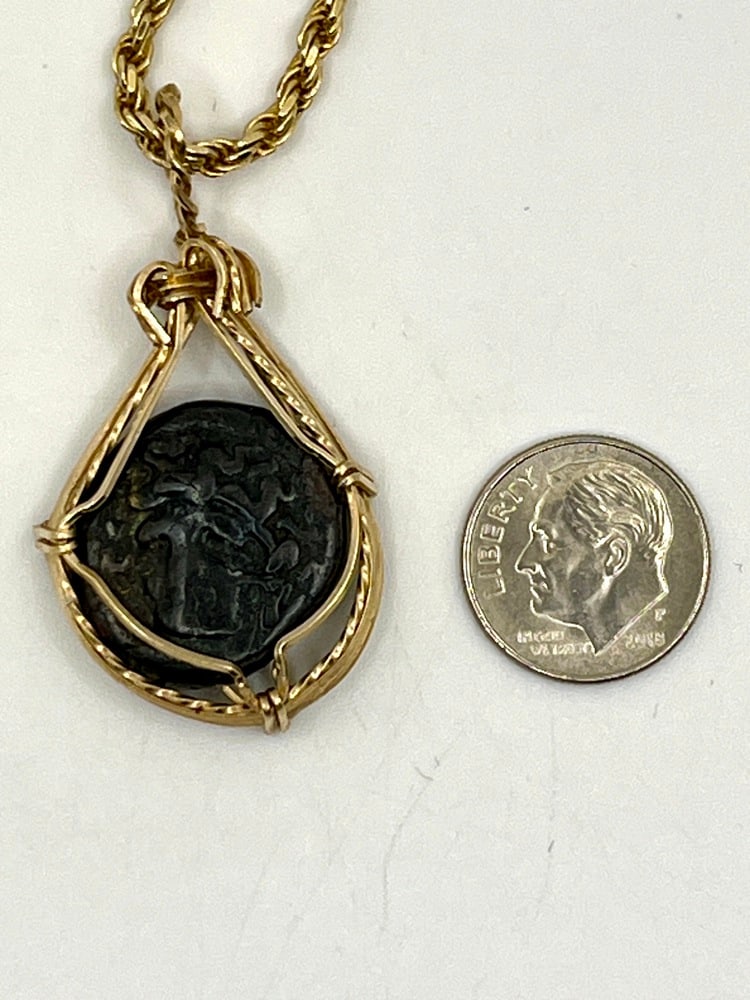 Ancient Helios Trojan War Coin - 3