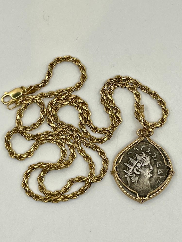 Emperor Nero Coin Pendant - 4