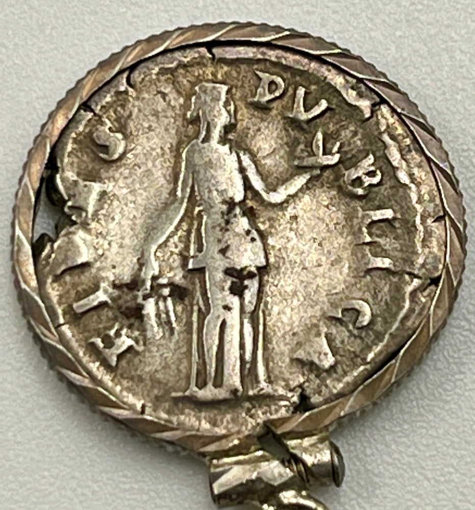 Emperor Hadrian Coin Pendant - 2