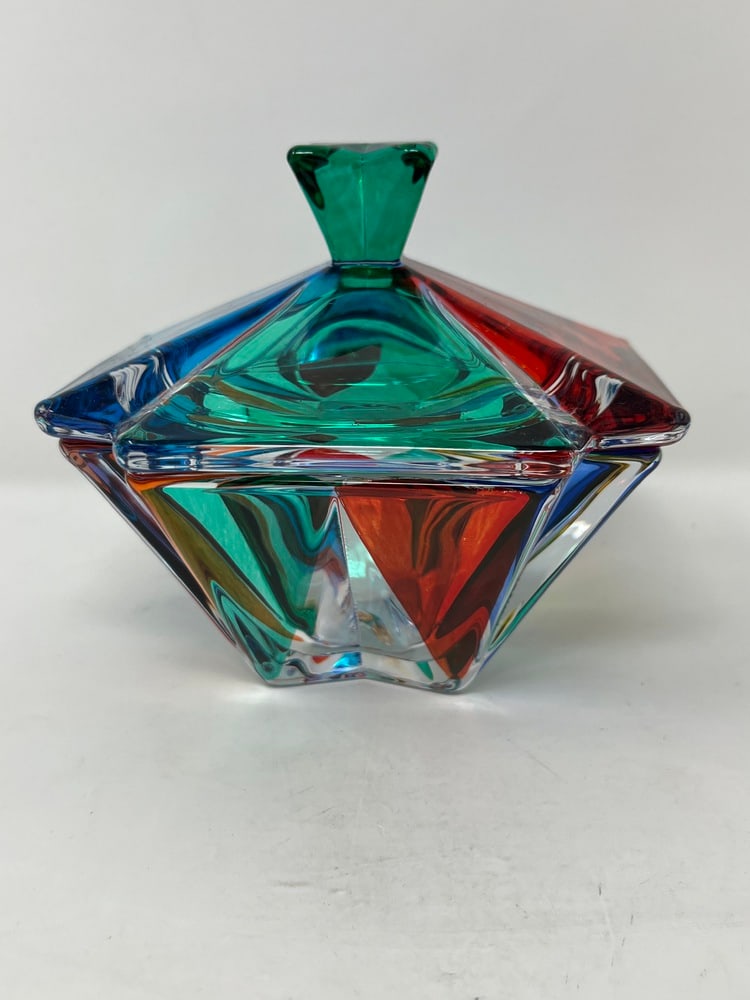 Venetian Hand Painted Compote - 2