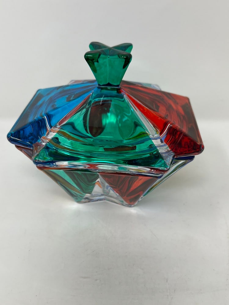 Venetian Hand Painted Compote - 4