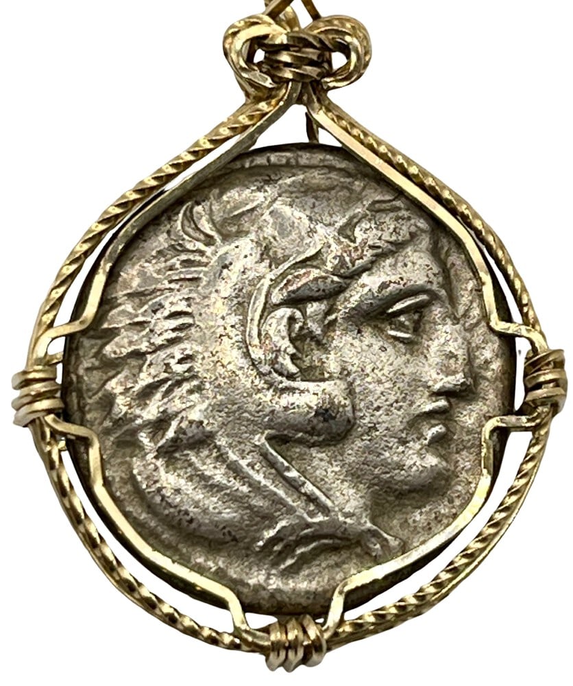 Outstanding Alexander the Great Coin Transformed into Beautiful Pendant Necklace (1 of 6)
