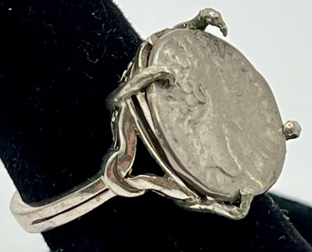 Marcus Aurelius Coin Made into A Ring - 4