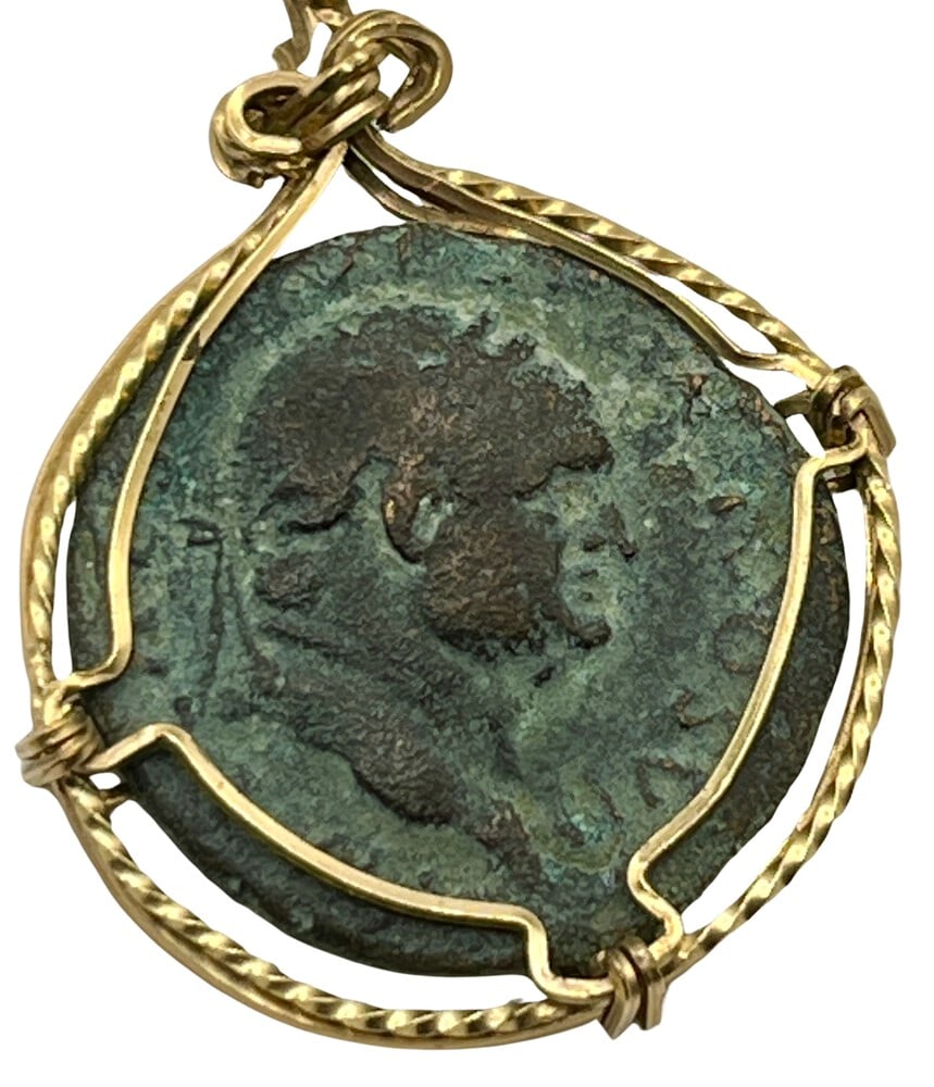 Roman Emperor Vespasian, Builder of Colosseum Coin (1 of 5)