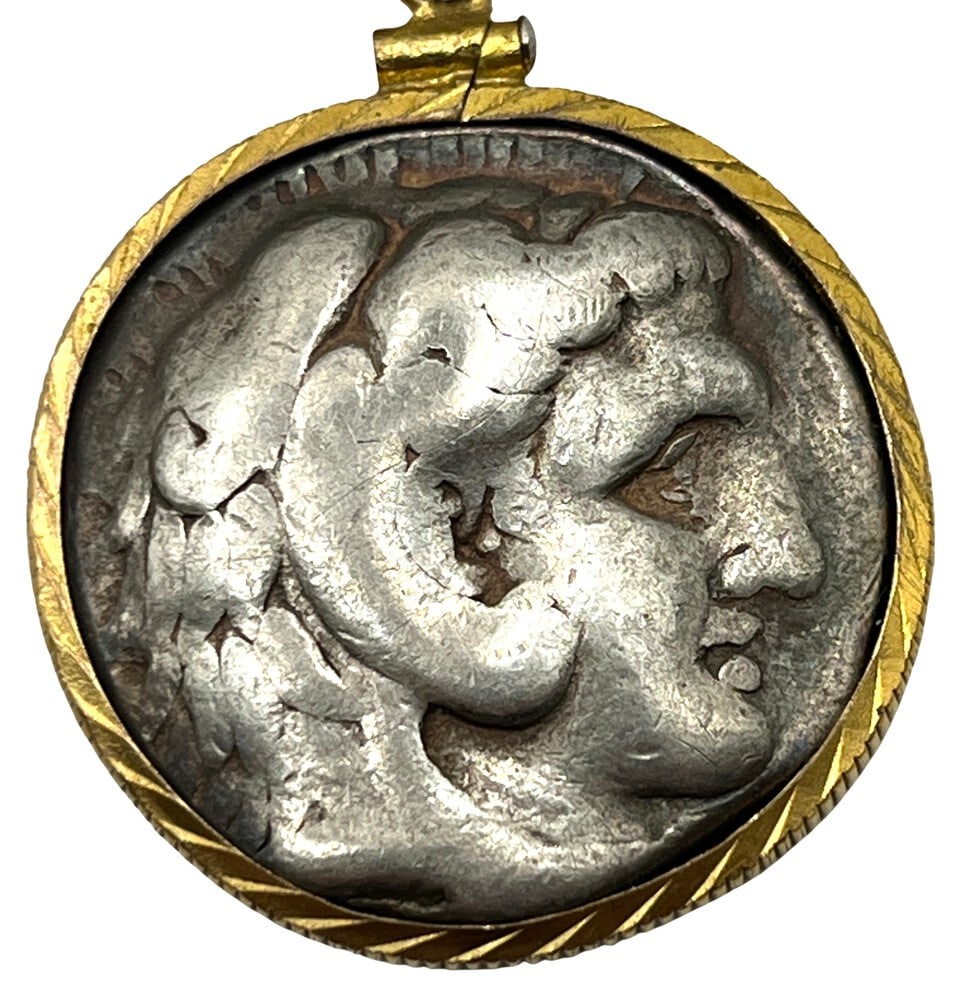 Alexander the Great Ancient Coin Pendant (1 of 5)