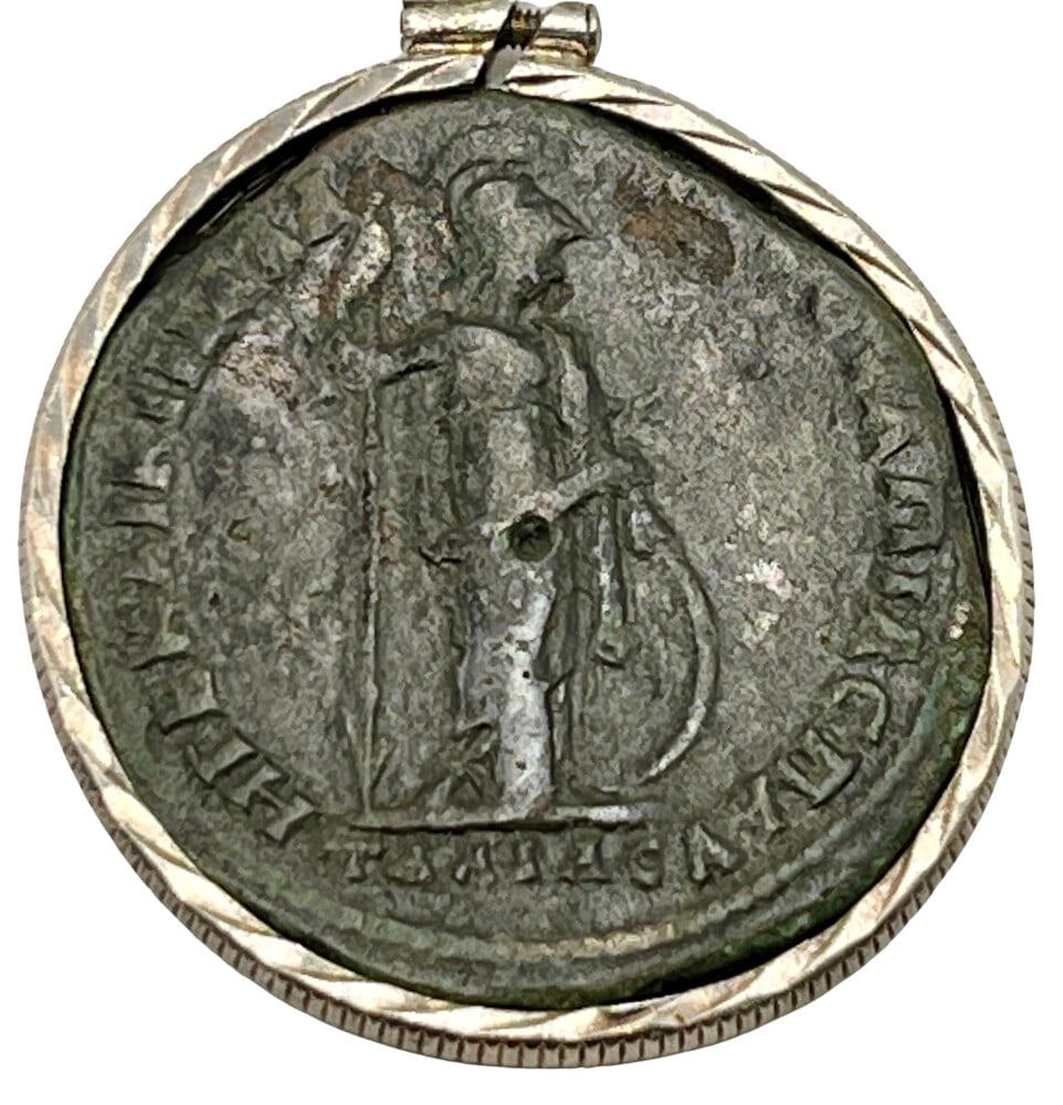 Roman Soldier and Emperor Severus Coin (1 of 5)