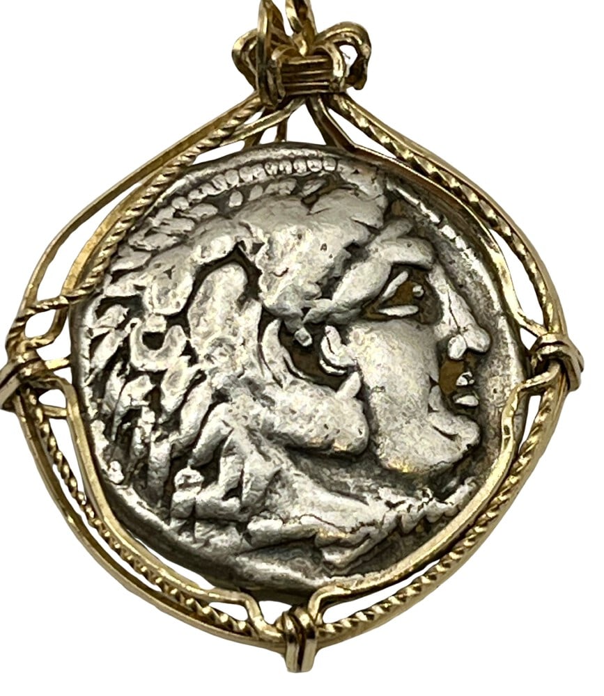 Beautiful Alexander the Great Coin Pendant (1 of 5)