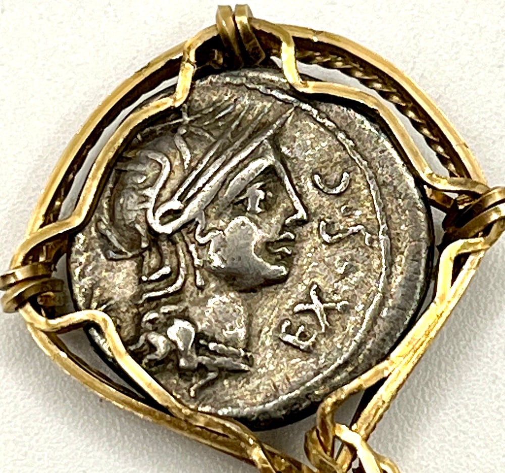 Ancient Roman Gladiator Coin - 2
