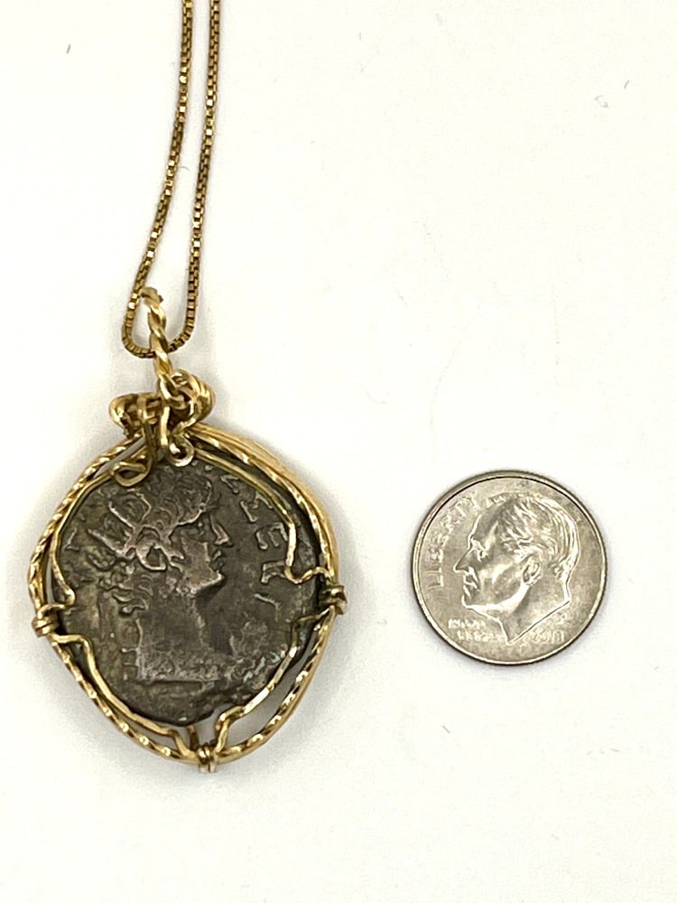 Emperor Nero Ancient Coin - 3