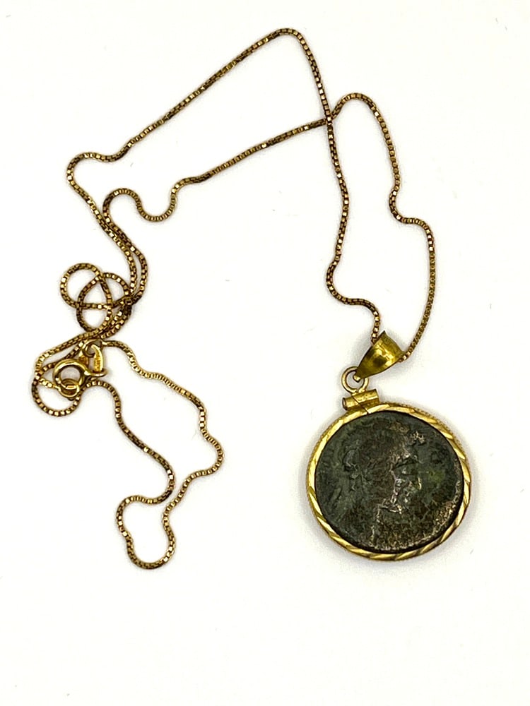 Ancient Caesar Augustus Coin - 4