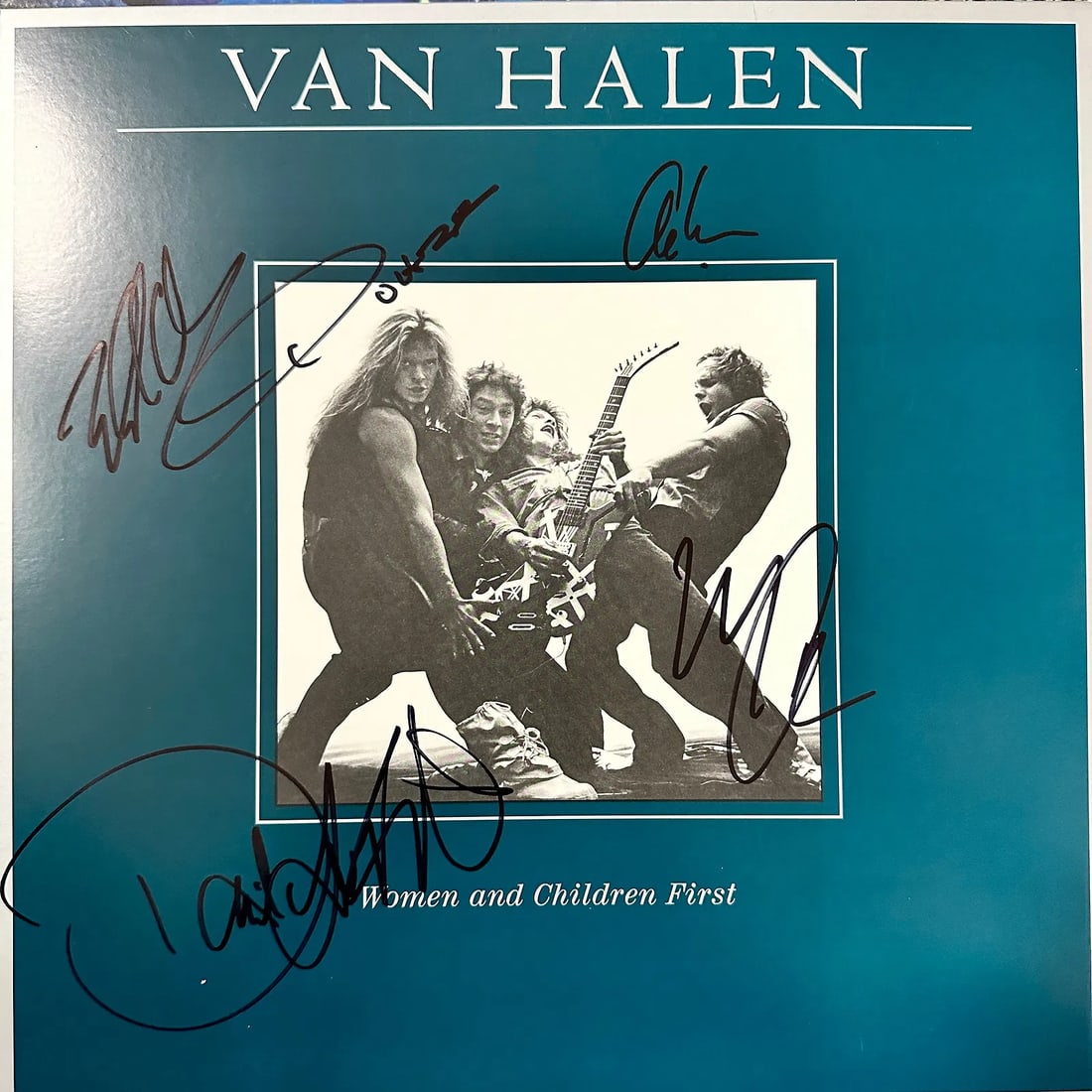 Van Halen Autographed Album of All 4 David ERA  W/COA  Album is Included ! (1 of 1)