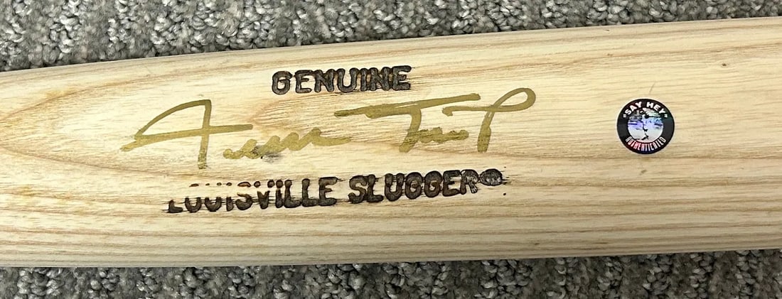 Willie Mays signed baseball Bat  W/COA (1 of 1)