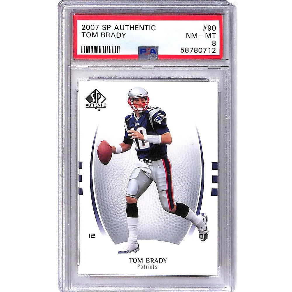 2007 Sp Authentic Tom Brady Psa 8 (1 of 2)