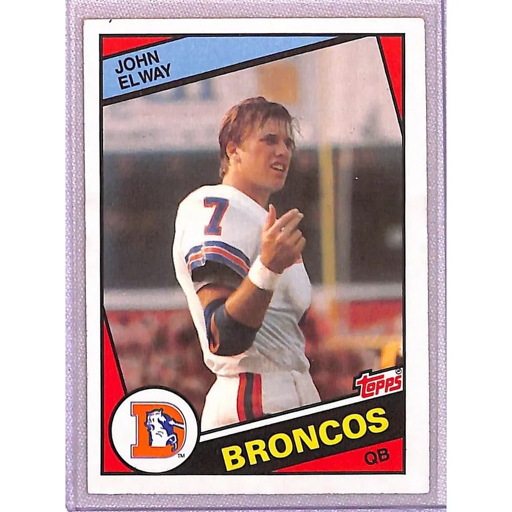 1984 Topps John Elway Rookie Card (1 of 2)