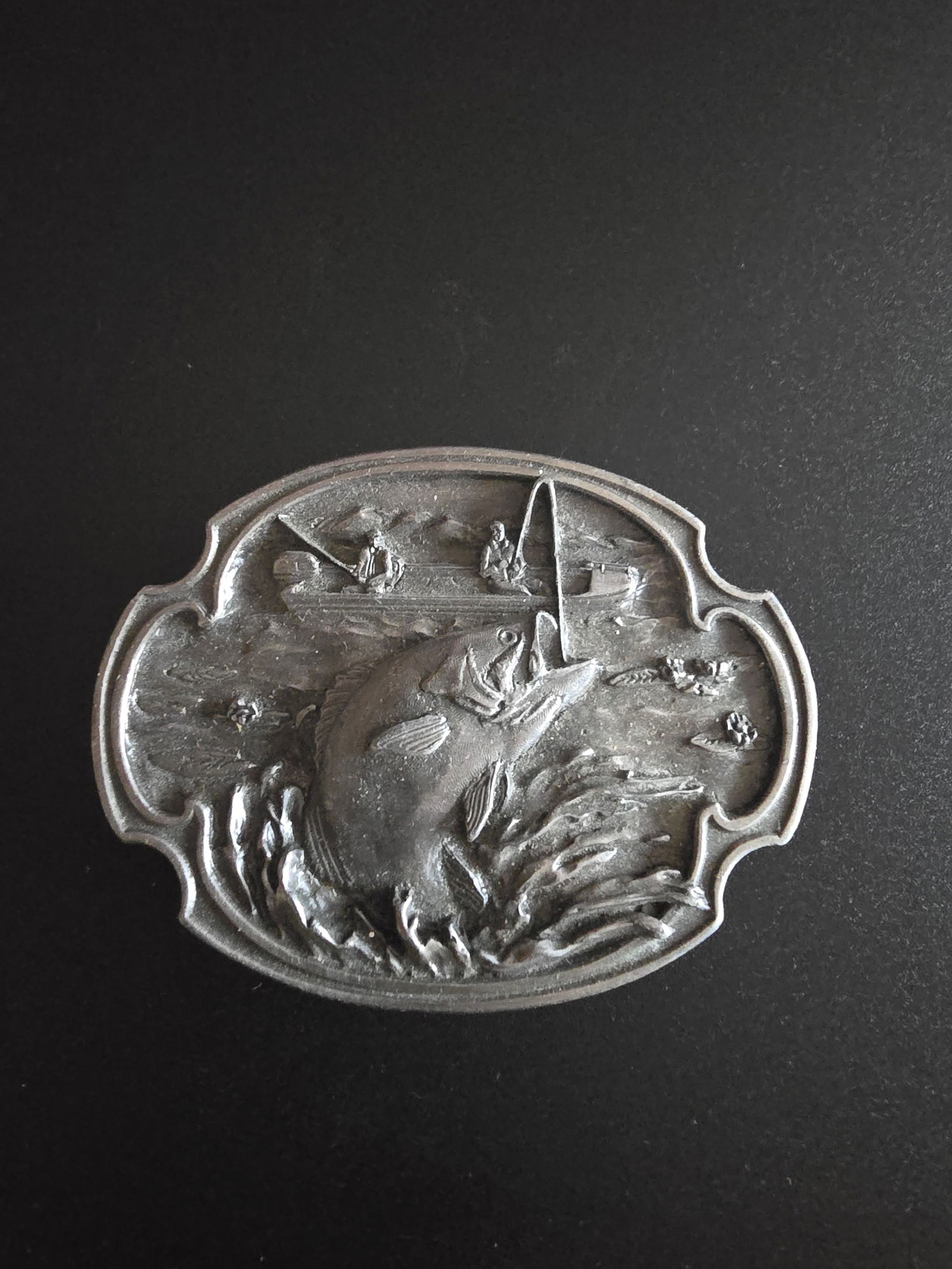 Bass Fishing Belt Buckle – Detailed Angler Design (1 of 2)