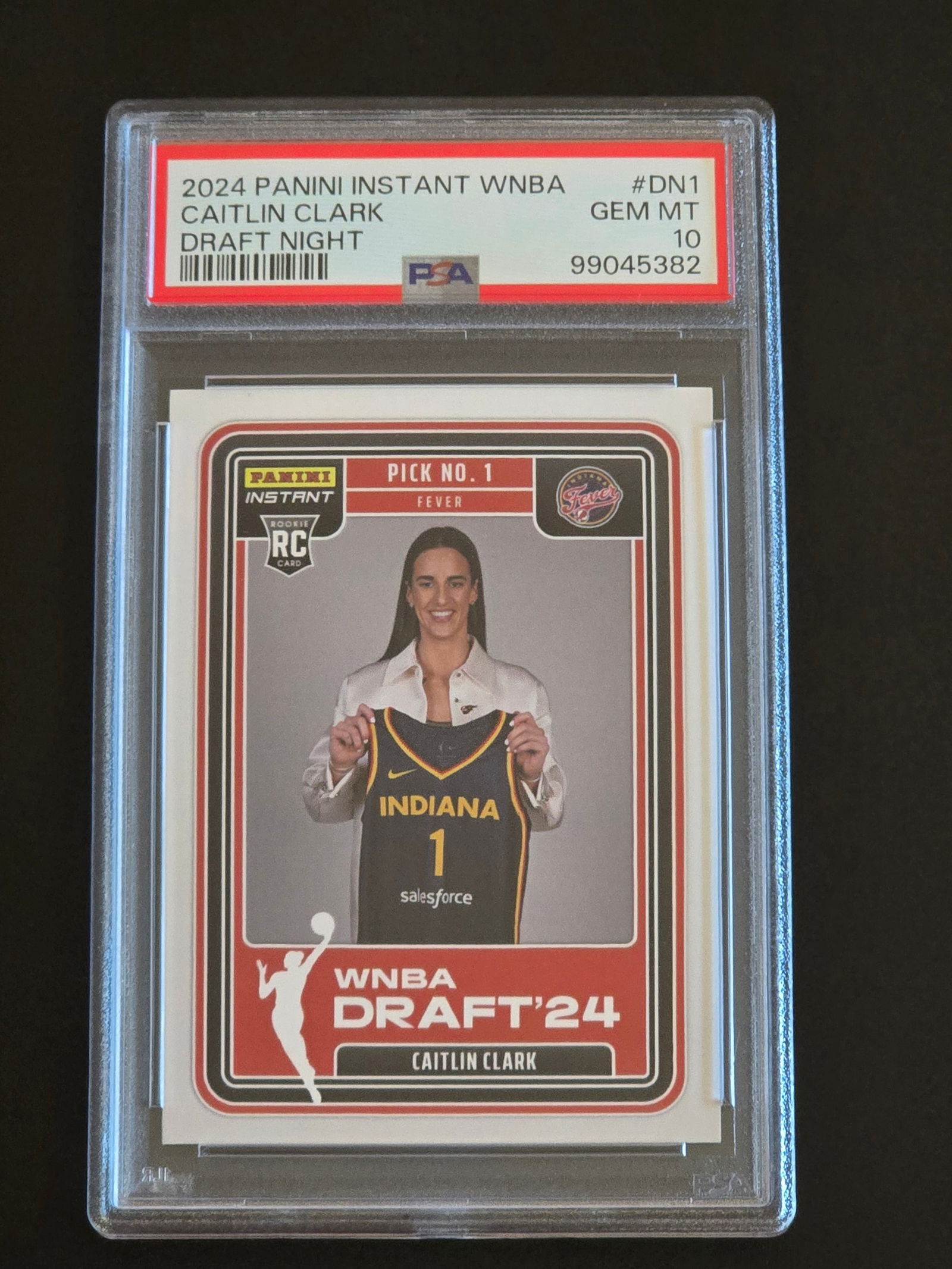 2024 Panini Instant WNBA Draft Night #DN1 – Caitlin Clark – PSA Gem Mint 10 – Limited (1 of 2)