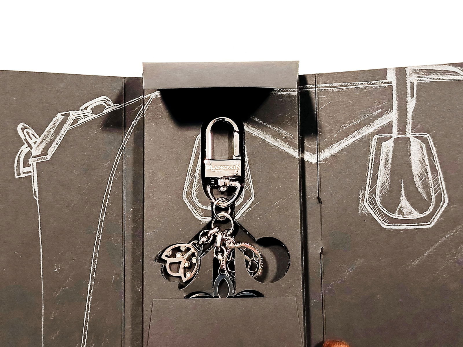 Blancpain Key Hanger with Box. Never Used.: Blancpain Key Hanger with Box. Never Used.