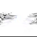Certified 5 Ct. Lab Grown Diamond Promise Ring in 14K Solid White Gold