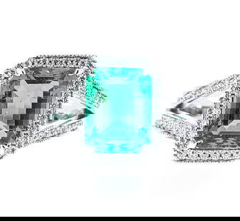 Certified 10 Ct.14kt Solid White Lab Grown Green Emerald Engagement ring: Certified 10 Ct.14kt Solid White Lab Grown Green Emerald Engagement ring Side Stone lab grown Diamonds VS1 E Color 0.60 Ct Ring Size US 7