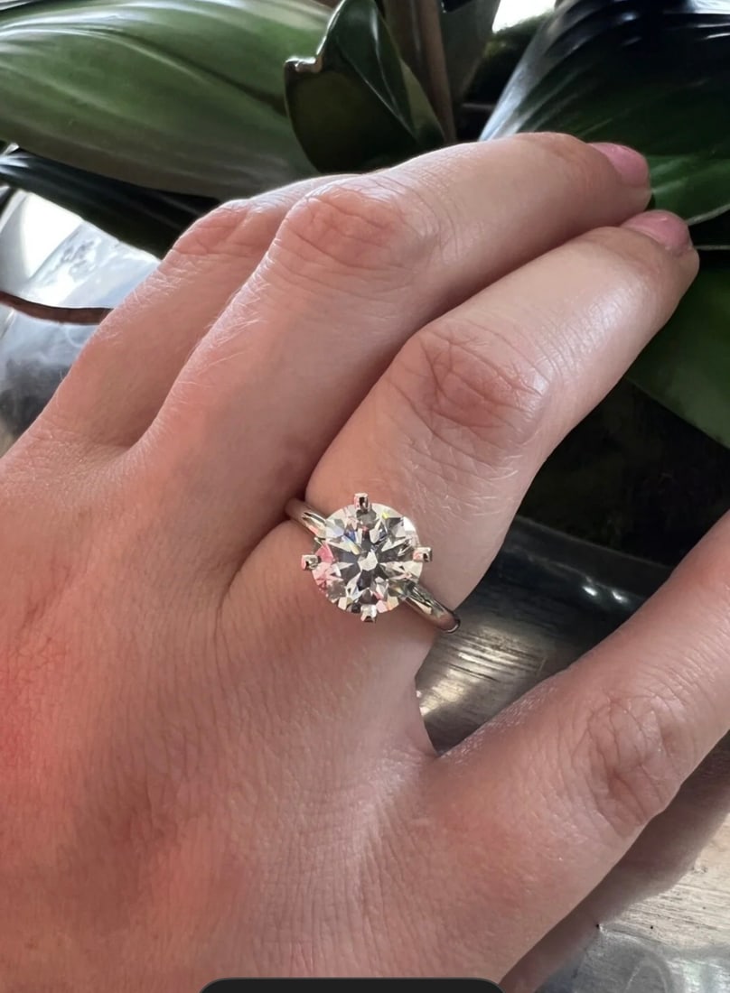 GIA Certified 2.00 Carat Natural Diamond VS1-H Color 14kt Solid White Gold Engagement Ring (1 of 3)