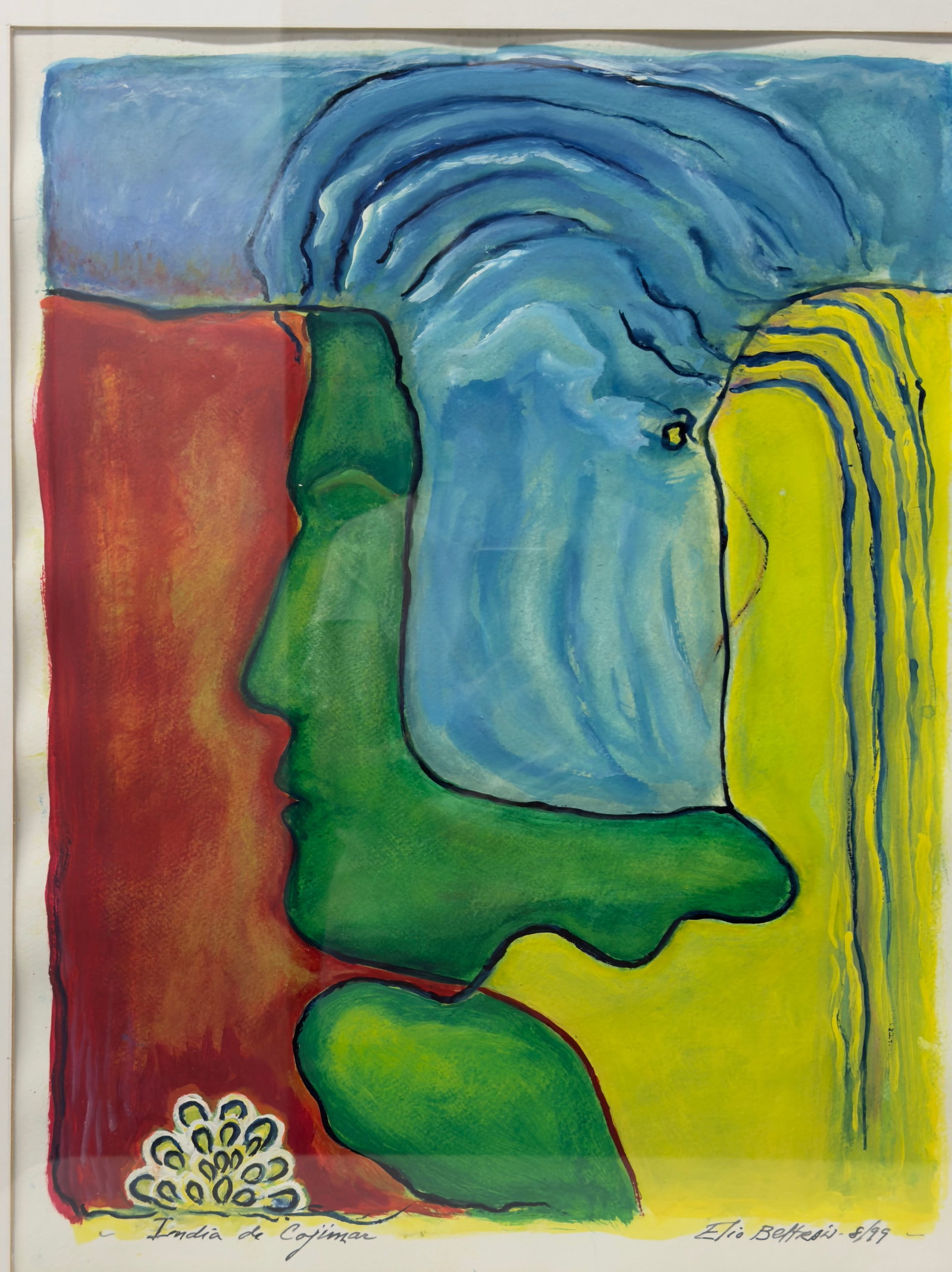Elio Beltran, b. Cuba, "India de Cojimar", 1997 (1 of 5)