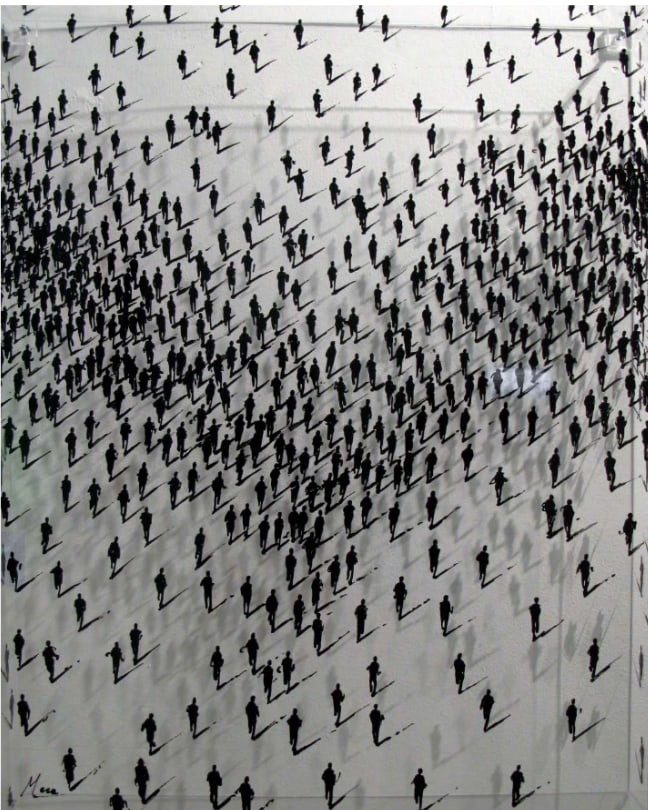 Fabio Mesa, b. Colombia, "Serie Migrantes" #1, 2012 (1 of 3)