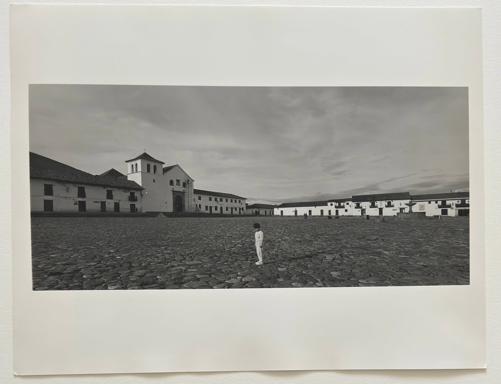 Mario Algaze, b. Cuba, "Santa Catalina, Villa de Leyva, Columbia": Silver Gelatin photograph, 10 x 14 inches. This work is from a private collection. Mario Algaze is a Cuban-born artist from Havana, Cuba (b 1947 - d 2022). Algaze was exiled with his family in 1960,