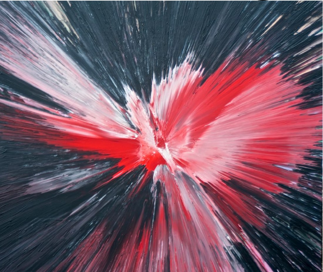 Andres Maurette, b. Cuba, "Excellence", 2017: Acrylic on canvas, 70 x 80 inches, Andrés Maurette is a Cuban artist, born on May 25, 1974, in Havana, Cuba. Prior to fully embracing fine art, Maurette built a career as an entrepreneur, art