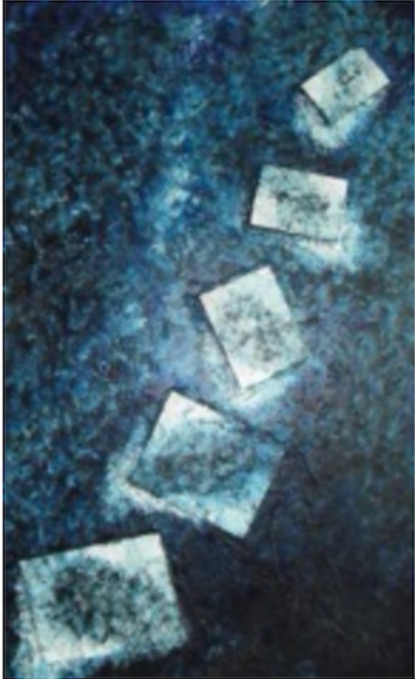 Salomon Cohen, b. Mexico, "Awakening I", 2008: Mixed media on canvas, 60 x 36 in stretched. Salomon Cohen is a Mexican contemporary artist born in Mexico City who has dedicated himself to the visual arts since 1990. His work is associated with the