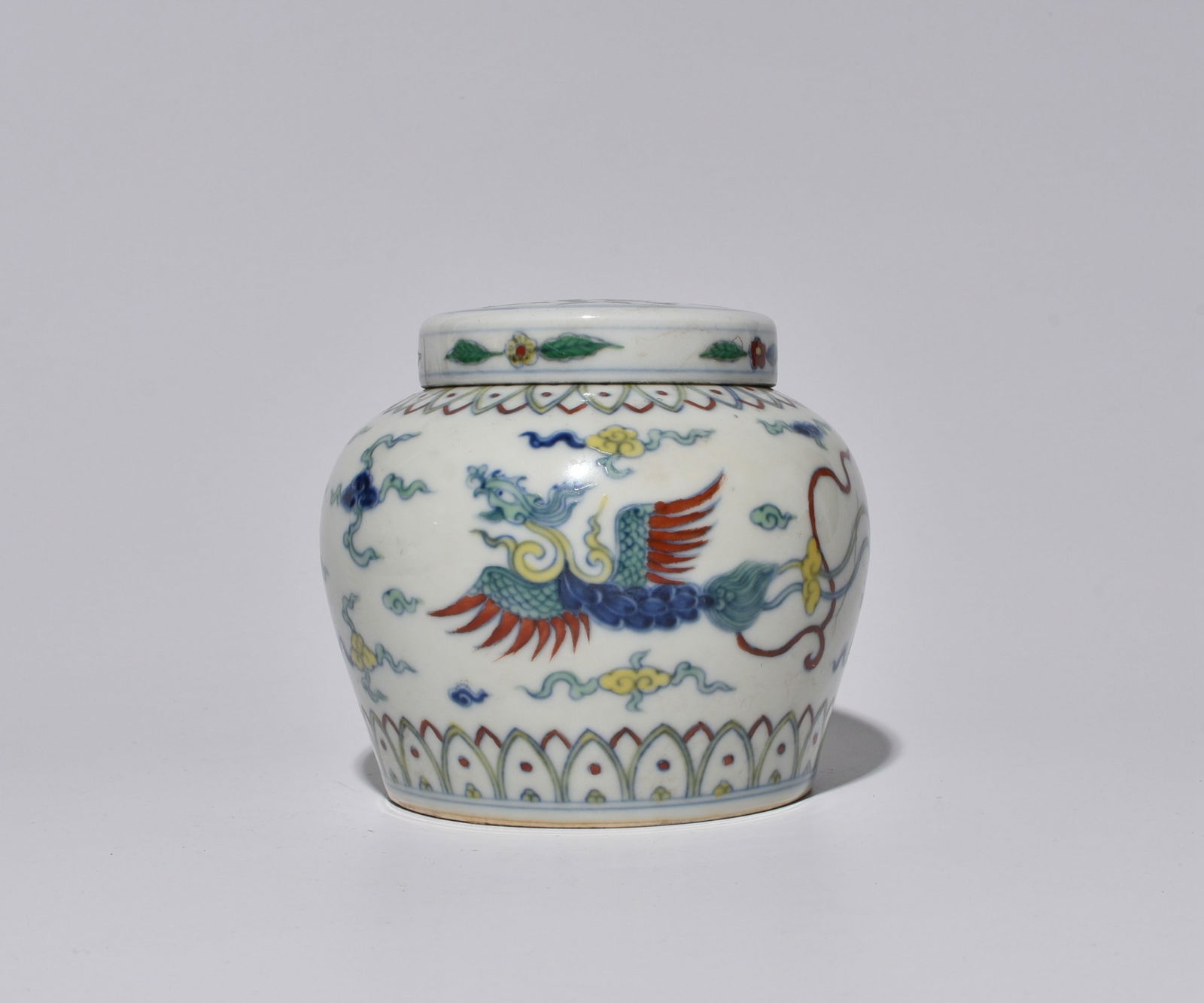 Doucai "Heaven" Character Jar (1 of 8)