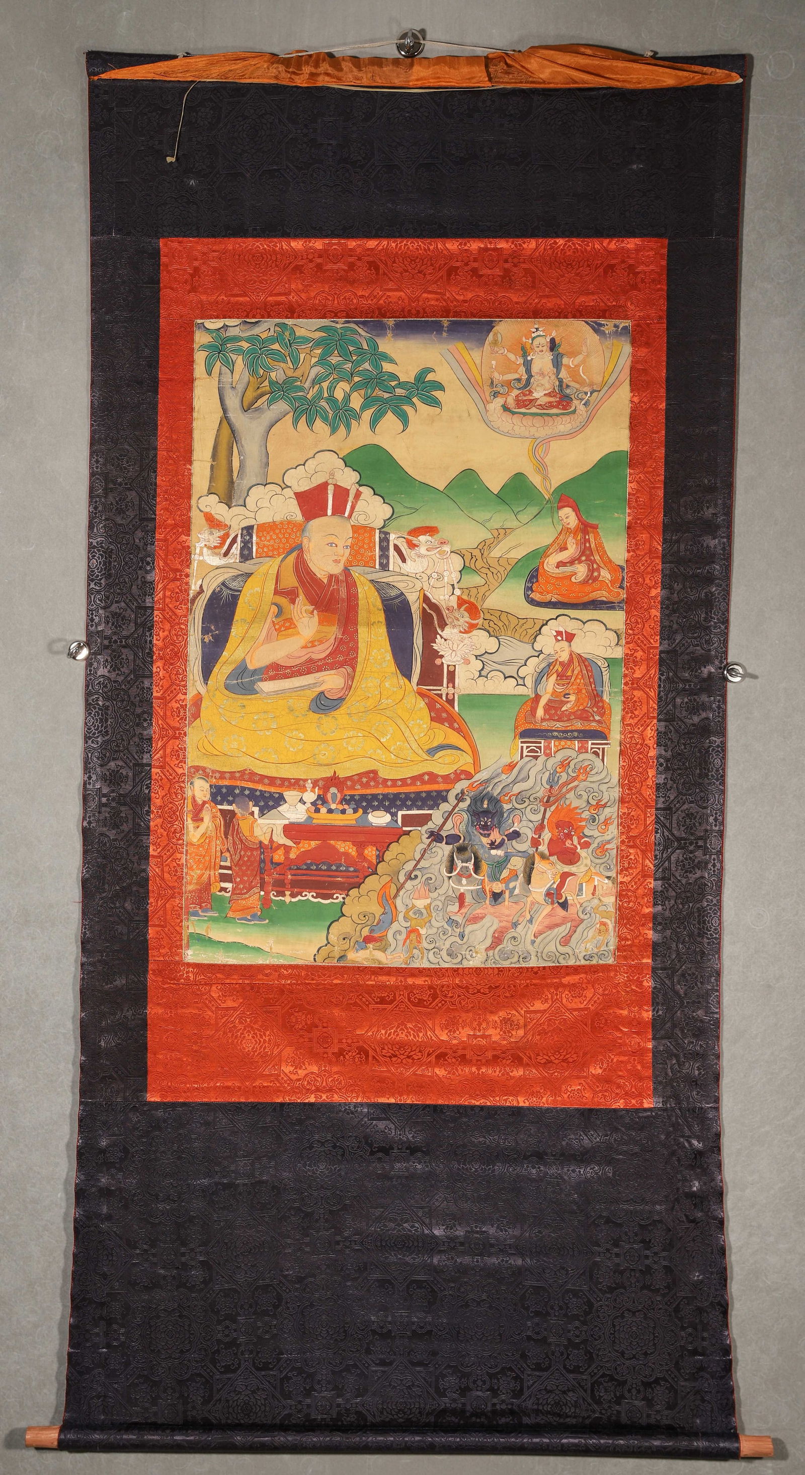 18th Century Tibetan Thangka of High Lama (1 of 11)