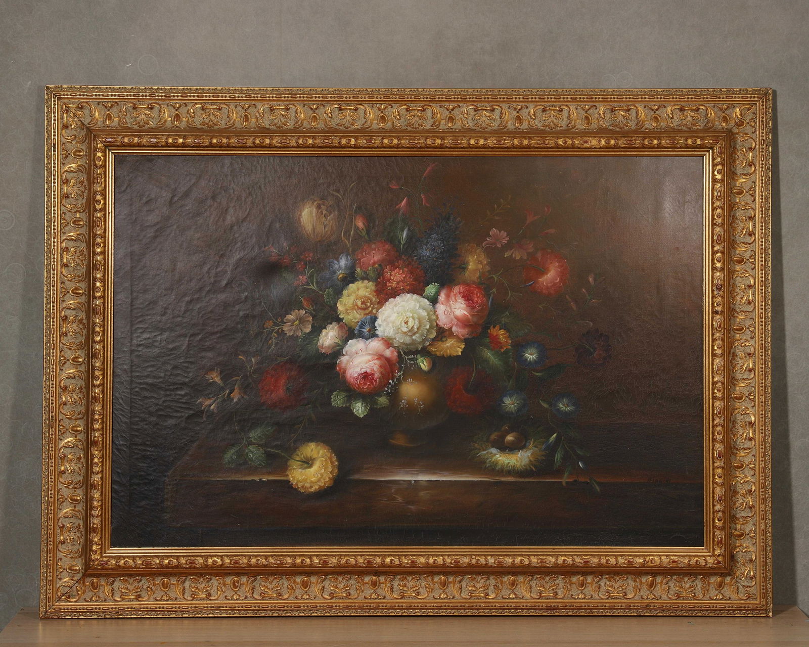 OIL ON CANVAS signed by BIAGINI (1 of 10)