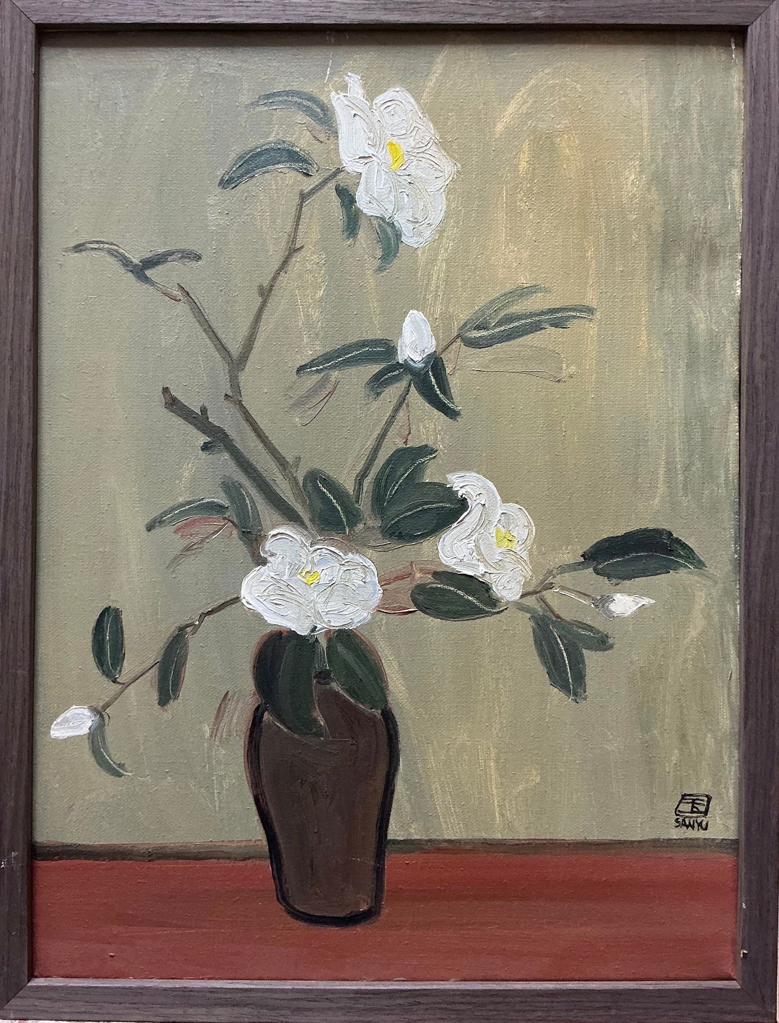 Oil painting, signed by Sanyu, China (1895-1966): 32x42cm