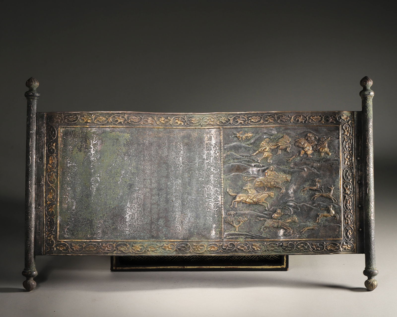 Liao Dynasty, Silver-Gilt Folding Screen with Figure Narrative Pattern (1 of 8)