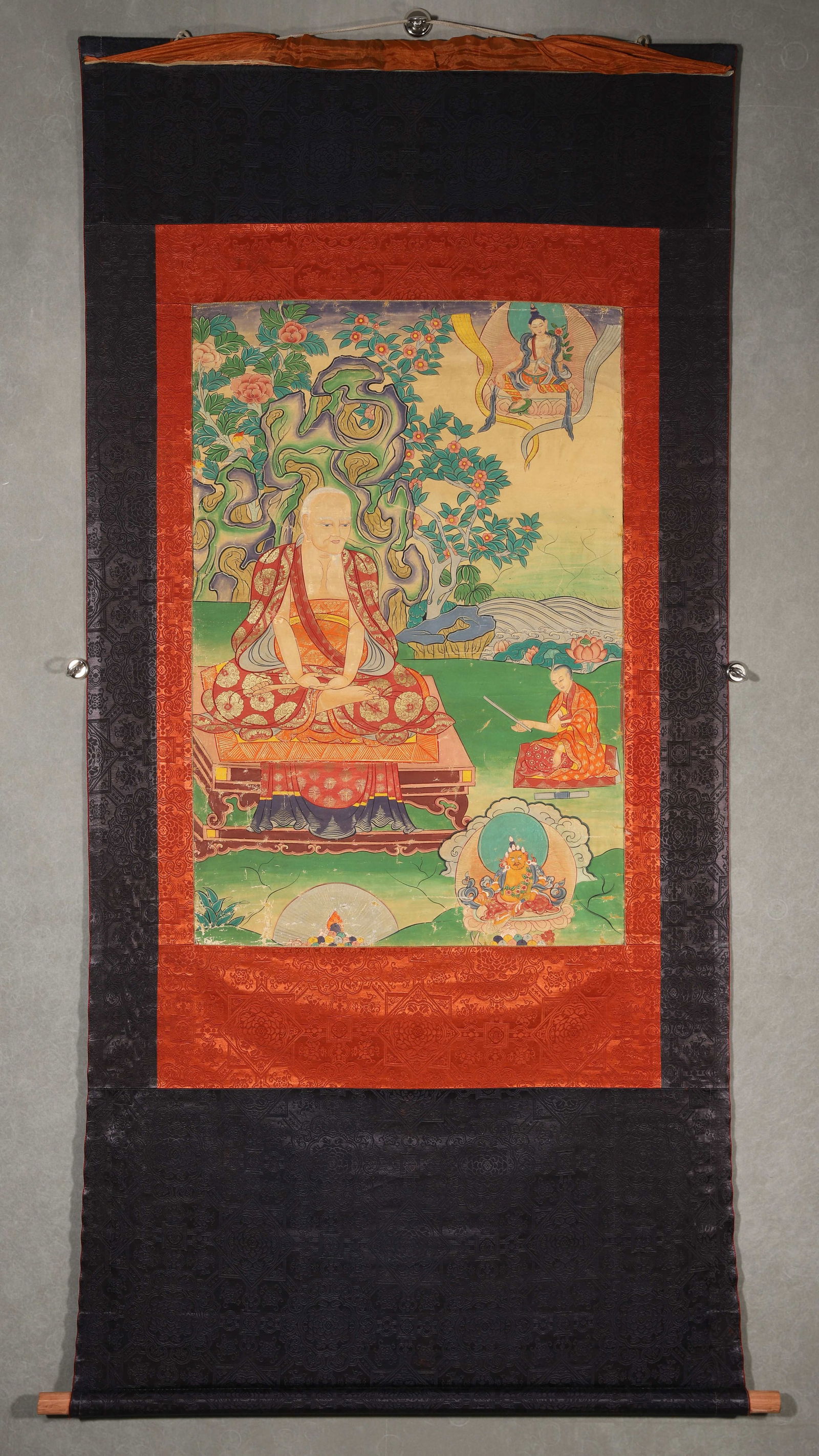 18th Century Tibetan Thangka of Arhat (1 of 11)