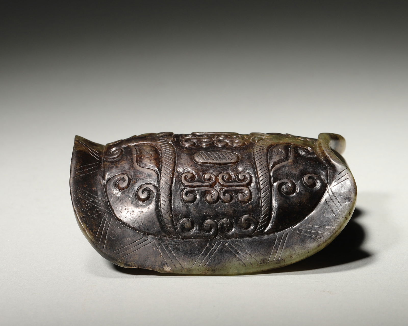 Hetian Jade Tortoise Shell Ornament - 3