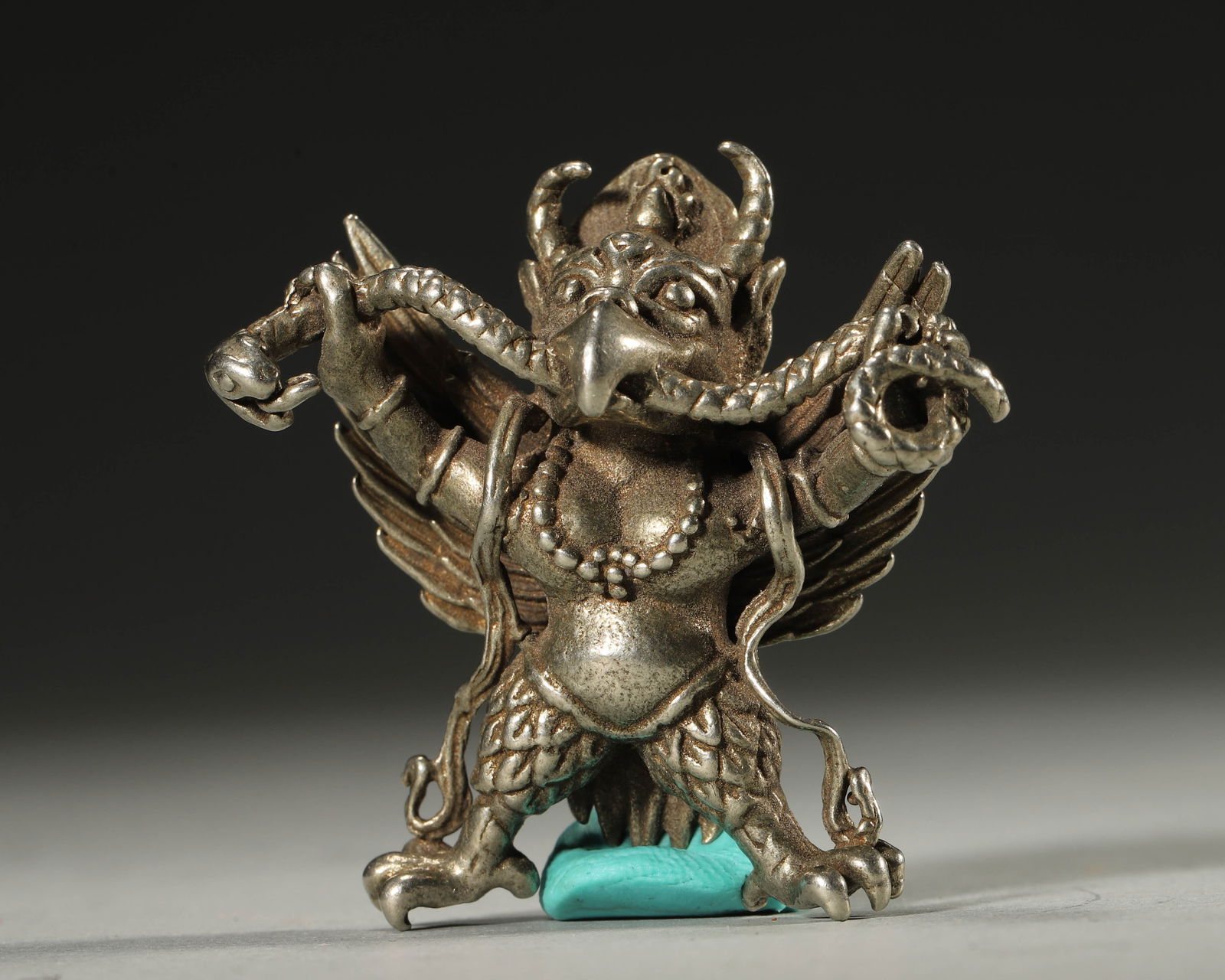 Silver Buddha statue - 7