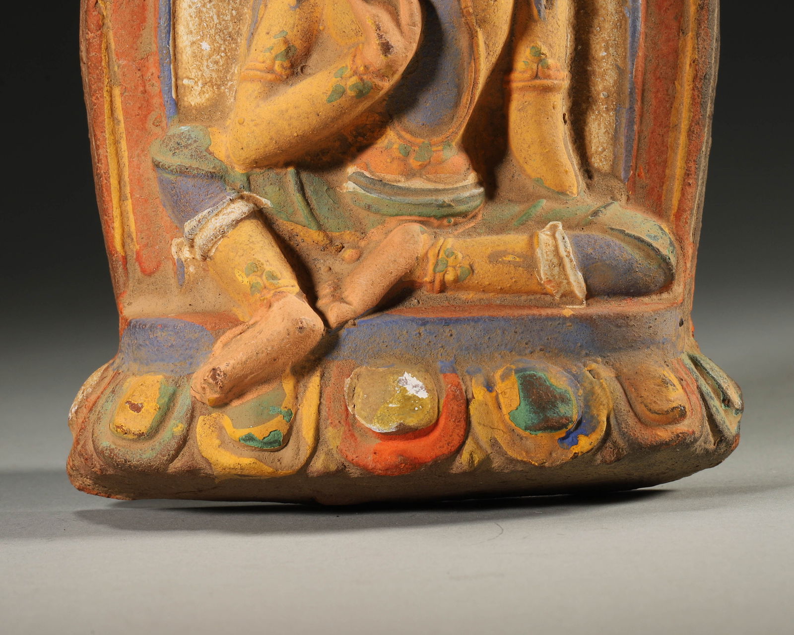 Mud painted Buddha - 3