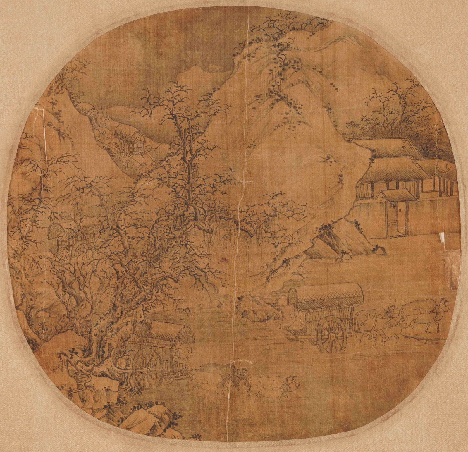 Anonymous, attributed to, Landscape and Figures - 2