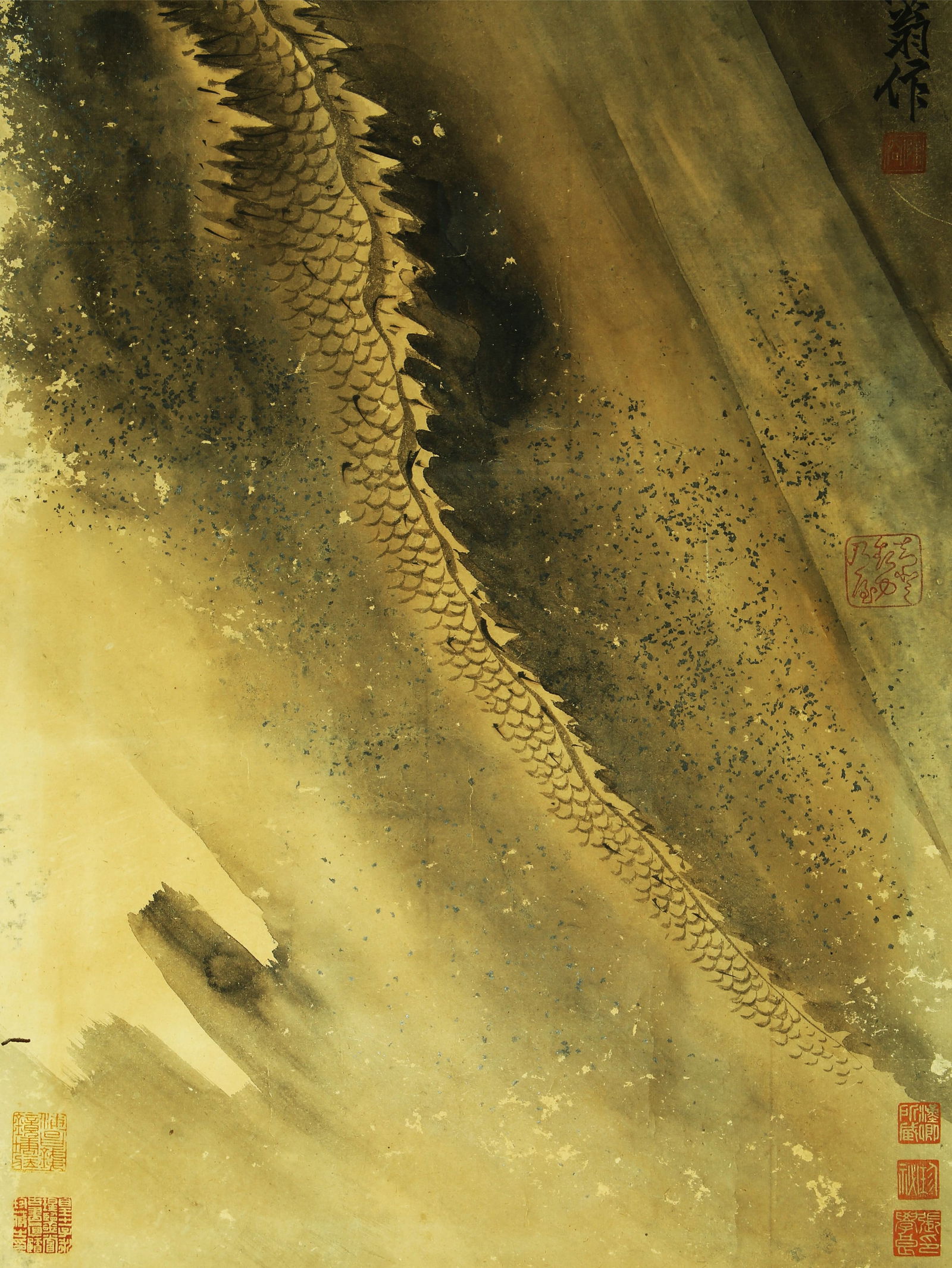 Chen Rong (Dates unknown), attributed to, Ink Dragon - 6