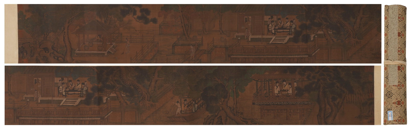 Anonymous, attributed to, Figure Story: Dimensions: Height: 255 cm (100.39 in.) x Width: 28.5 cm (11.22 in.). All measurements are approximate.