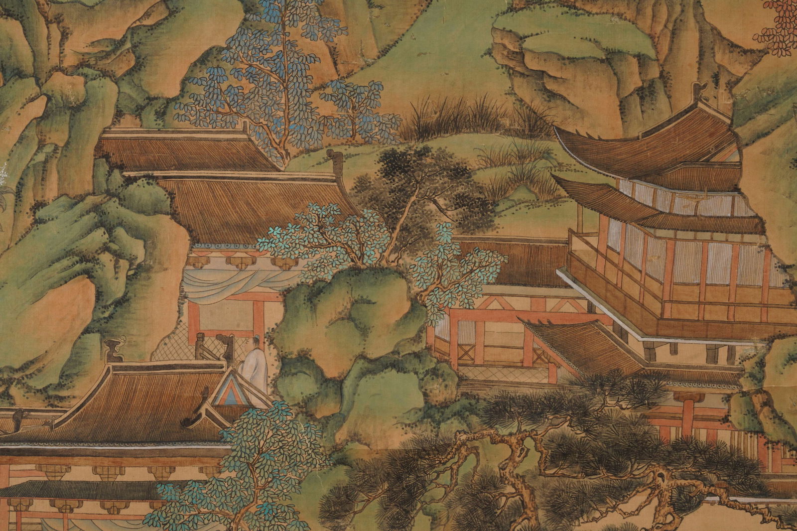 Hu Yanhui (Dates unknown), attributed to, Blue-and-Green Landscape - 7