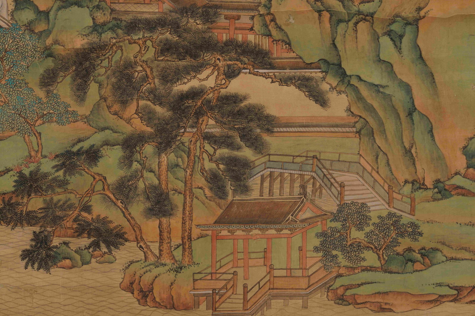 Hu Yanhui (Dates unknown), attributed to, Blue-and-Green Landscape - 8