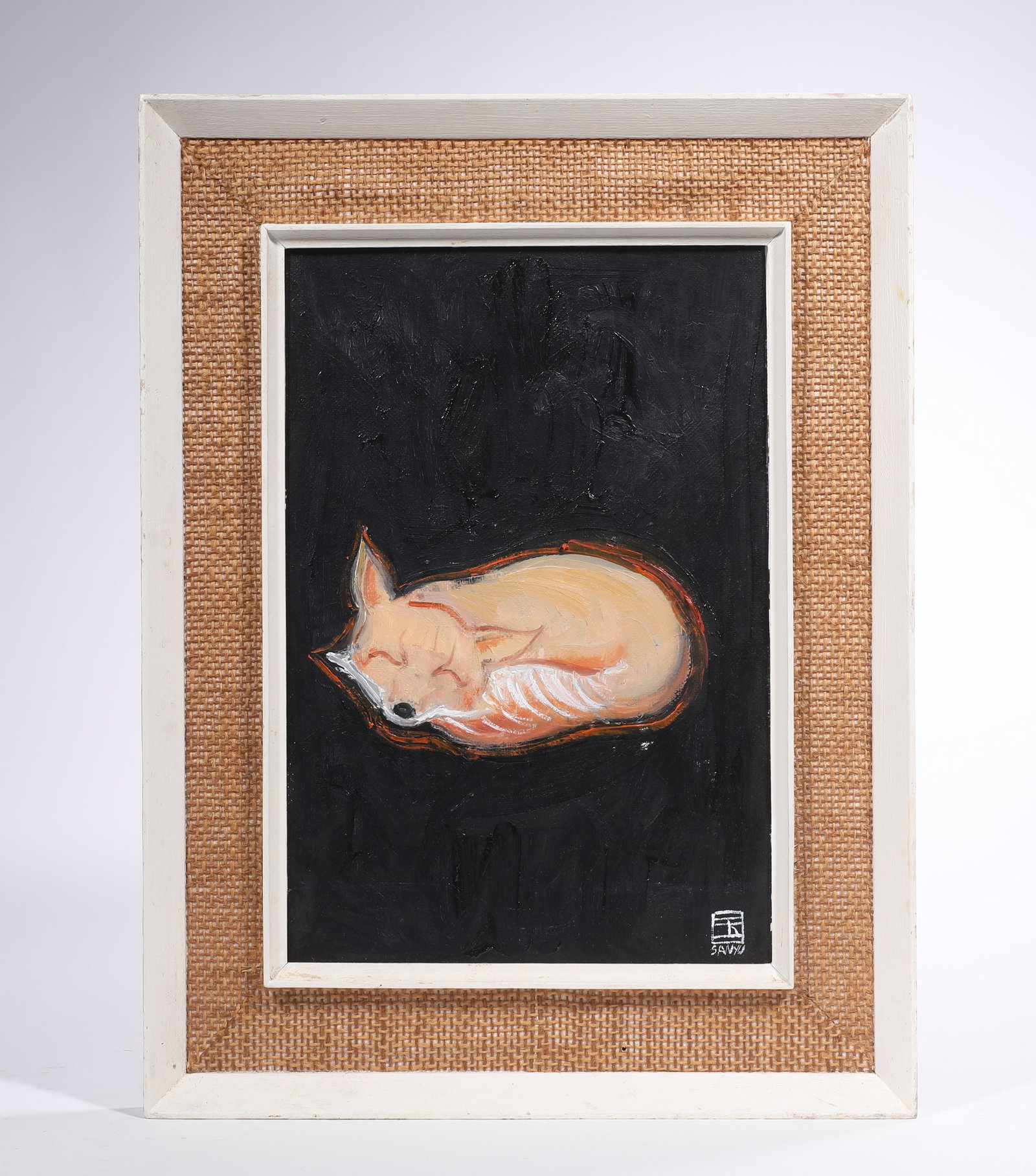 Sanyu(1990-1966), ATTRIBUTED TO, Oil painting: H:30cmW:20cm H:42cmW:31.5cm