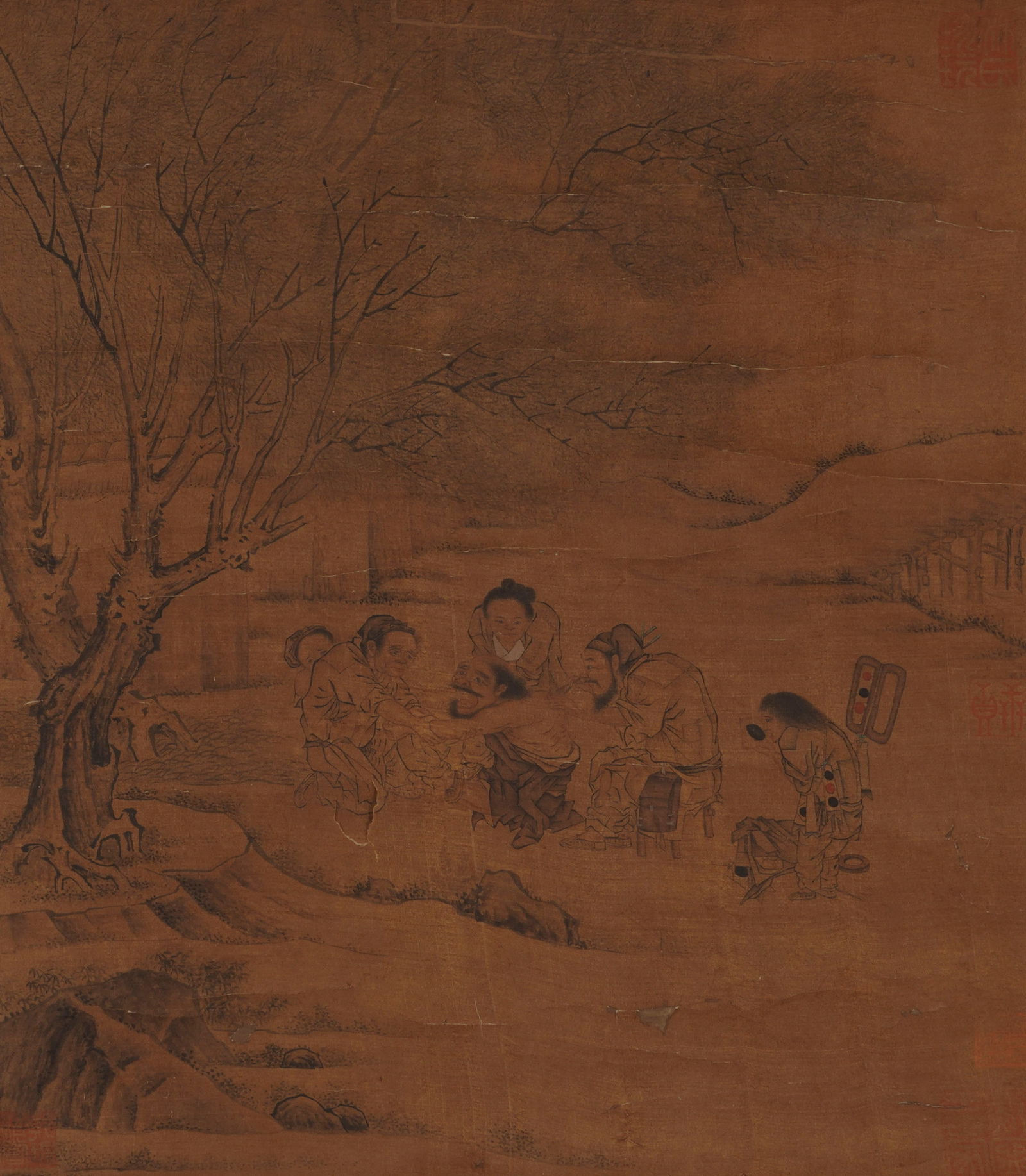 Anonymous, attributed to, Figure: Dimensions: Height: 45 cm (17.72 in.) x Width: 40 cm (15.75 in.). All measurements are approximate.